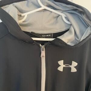 Under Armour Youth Large Black Full Zip Hoodie